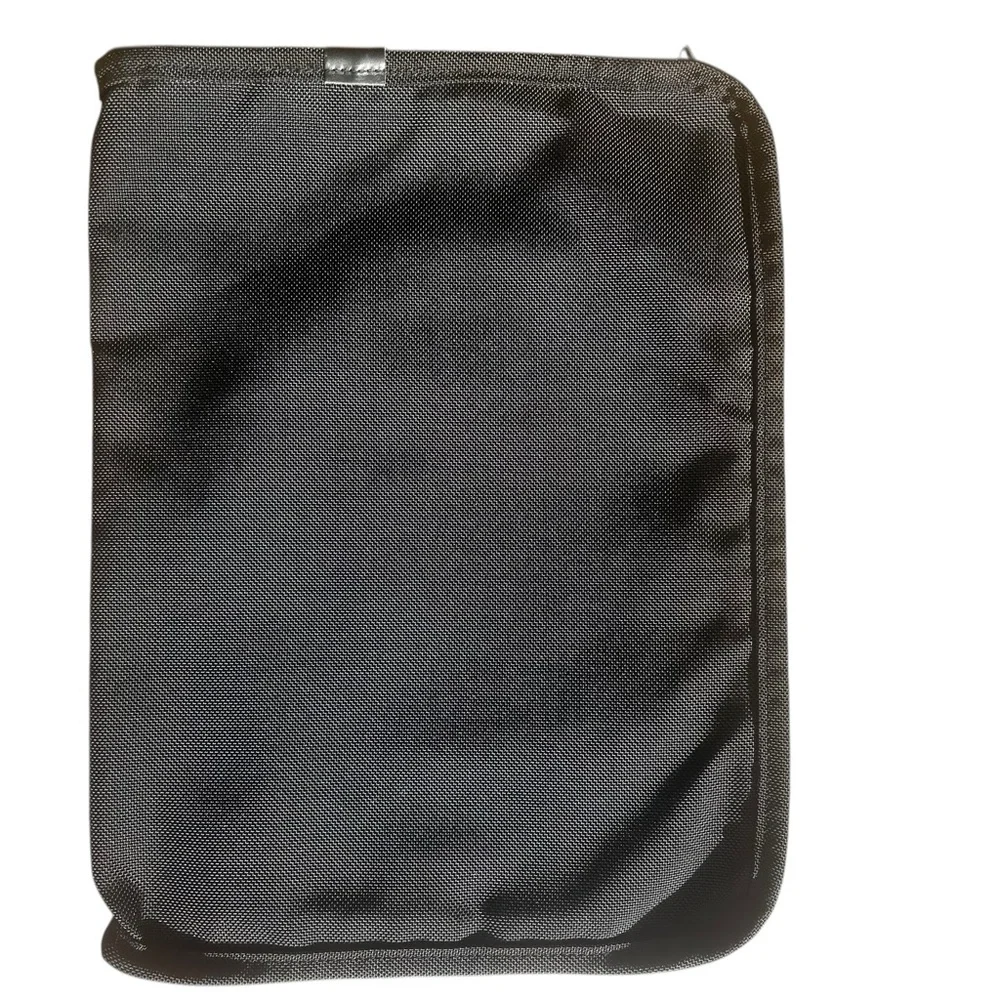 TUMI Made in USA Black Ballistic Nylon Travel Organizer Pouch vintage